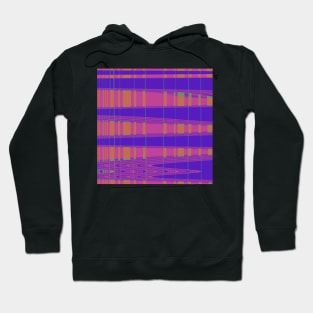 Square fiber tv glitch pattern Hoodie